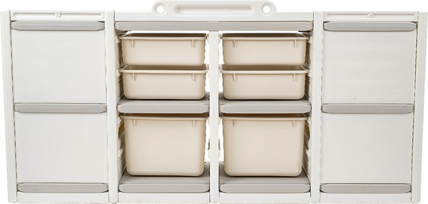 Изображение товара Стеллаж игровой Pituso Simple / YYS806-2-grey (серый/белый)