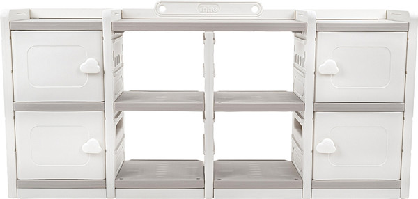 Изображение товара Стеллаж игровой Pituso Simple / YYS806-2-grey (серый/белый)