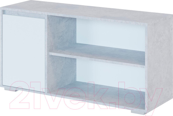 Изображение товара Тумба Сокол-Мебель Т-2 (бетон/белый)