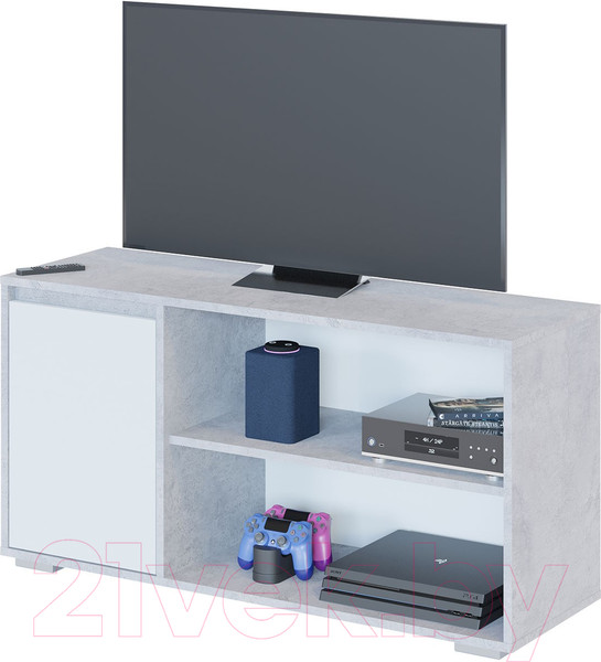 Изображение товара Тумба Сокол-Мебель Т-2 (бетон/белый)