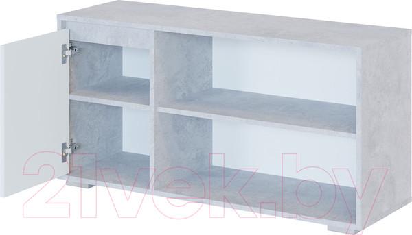 Изображение товара Тумба Сокол-Мебель Т-2 (бетон/белый)