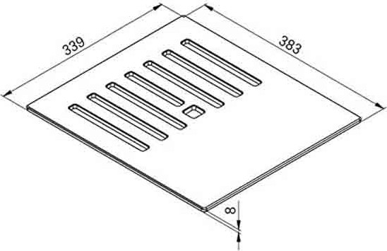 Изображение товара Разделочная доска на мойку Elleci Для Best 360 / ATH073BK (черный)
