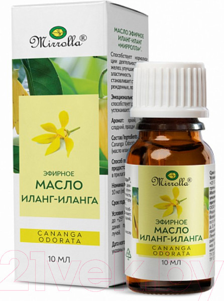 Изображение товара Эфирное масло Mirrolla Иланг-иланг (10мл)