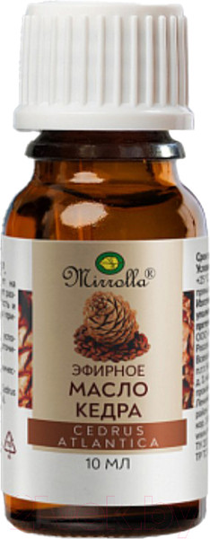 Изображение товара Эфирное масло Mirrolla Кедр (10мл)
