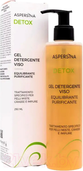 Изображение товара Гель для умывания Pharmalife Research Aspersina Detox Gel Detergente Viso Балансирующий (250мл)