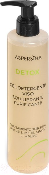 Изображение товара Гель для умывания Pharmalife Research Aspersina Detox Gel Detergente Viso Балансирующий (250мл)