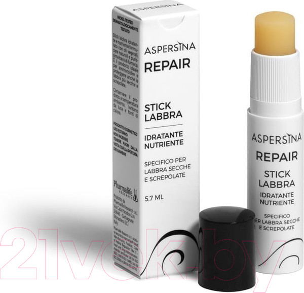 Изображение товара Бальзам для губ Pharmalife Research Aspersina Repair Stick Labbra Восстанавливающий питательный (5.7мл)