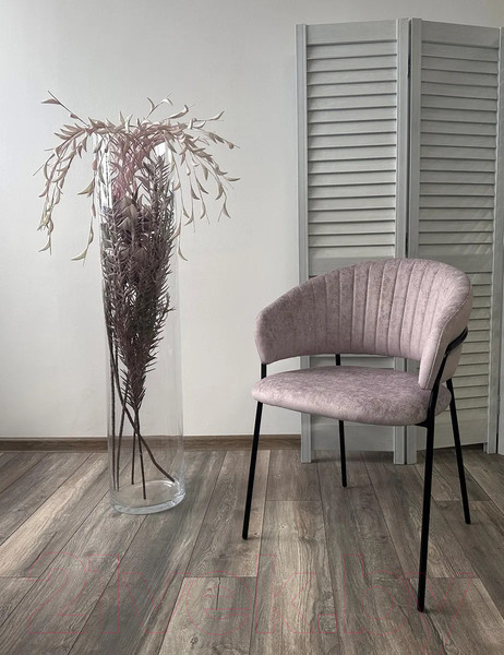 Изображение товара Стул M-City Гемма / 688M05705 (Rain 10 Lavanda/черный)