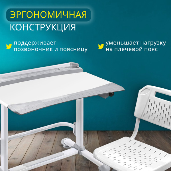Изображение товара Парта+стул Ника РСП1/С