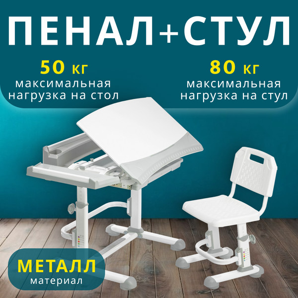Изображение товара Парта+стул Ника РСП2/С