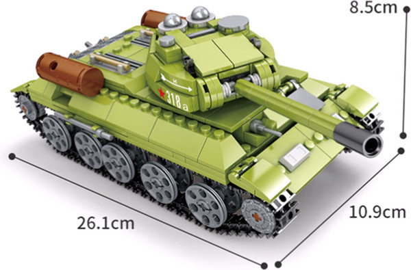 Изображение товара Конструктор Unicon Танк Т-34 82043 / 9902653