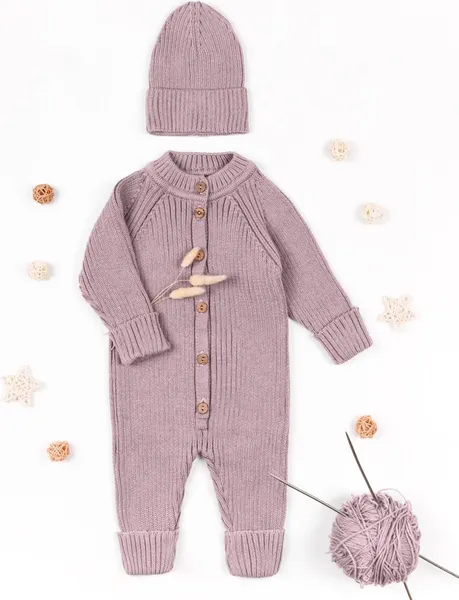 Изображение товара Шапка детская Amarobaby Pure Love Tot / AB-OD22-PLT16/27-40 (пудровый, р.40-42)