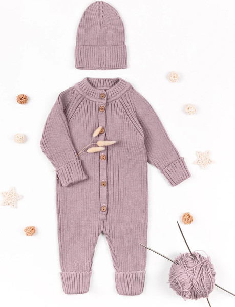 Изображение товара Шапка детская Amarobaby Pure Love Tot / AB-OD22-PLT16/27-42 (пудровый, р.42-44)
