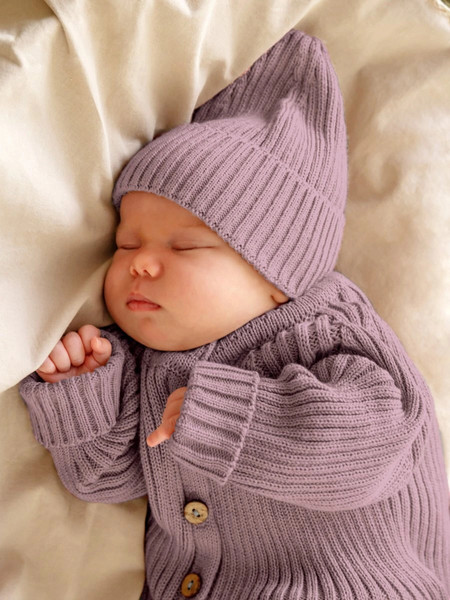 Изображение товара Шапка детская Amarobaby Pure Love Tot / AB-OD22-PLT16/27-42 (пудровый, р.42-44)