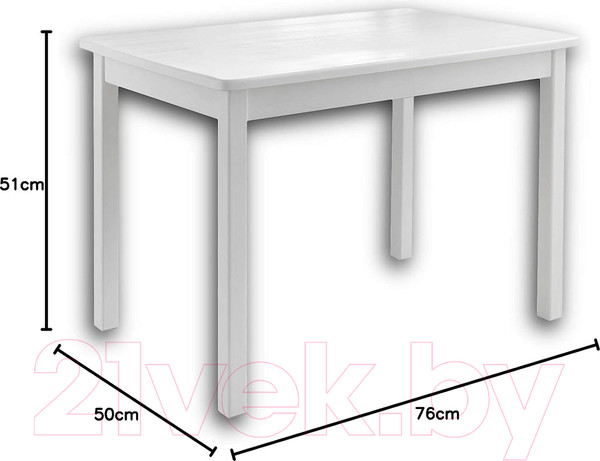 Изображение товара Стол детский Ясеньлес Feliks 401 (белый)