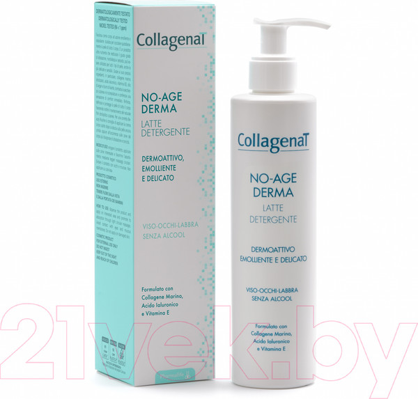 Изображение товара Молочко для снятия макияжа Pharmalife Research CollagenaT No-Age Derma С морским коллагеном (250мл)