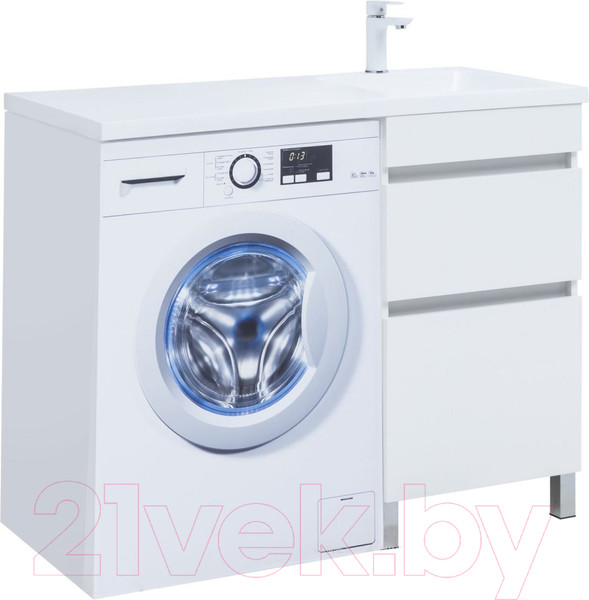 Изображение товара Тумба под умывальник Aquanet Вега 48 / 329123 (белый глянец)