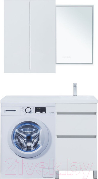 Изображение товара Тумба под умывальник Aquanet Вега 48 / 329123 (белый глянец)