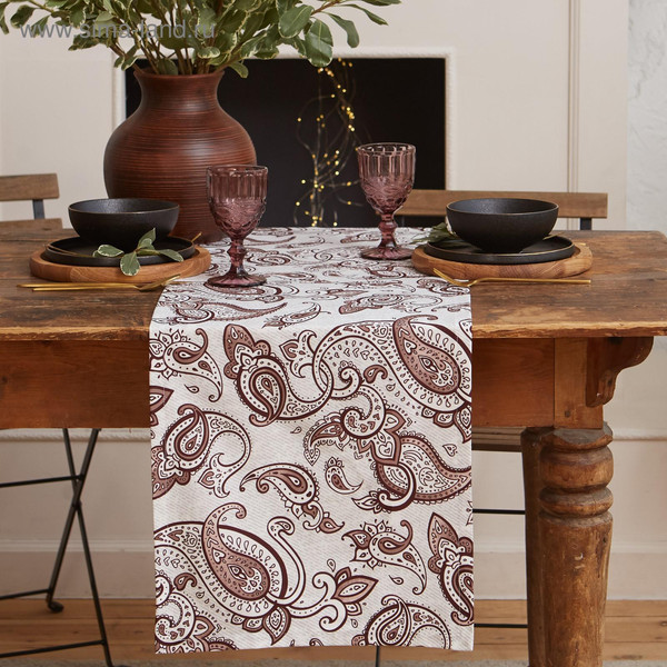 Изображение товара Дорожка на стол Этель Восточные узоры / 5376636 (40x149)