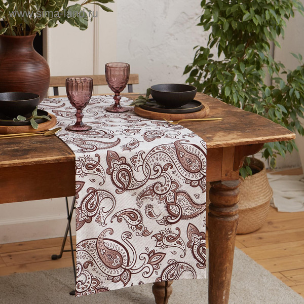 Изображение товара Дорожка на стол Этель Восточные узоры / 5376636 (40x149)