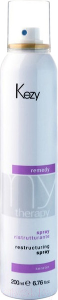Изображение товара Спрей для волос Kezy Restructuring Реструктурирующий и разглаживающий с кератином (200мл)