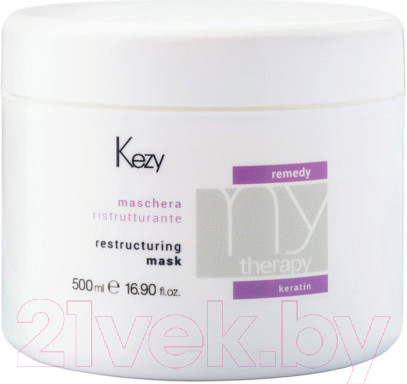 Изображение товара Маска для волос Kezy Restructuring Реструктурирующая с кератином (500мл)