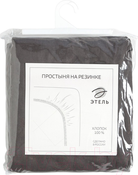 Изображение товара Простыня Этель 9046014 (серый)