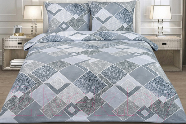 Изображение товара Комплект постельного белья Milanika Дискавери 2сп с европростыней (бязь)