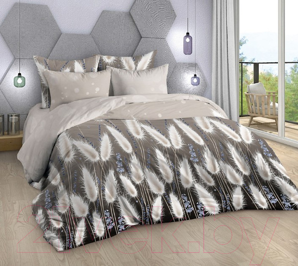 Изображение товара Комплект постельного белья Milanika Лагурус Евро (бязь)