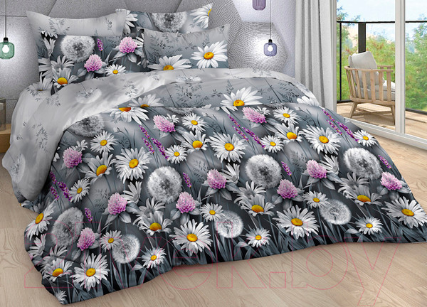 Изображение товара Комплект постельного белья Milanika Пелагея Евро (бязь)