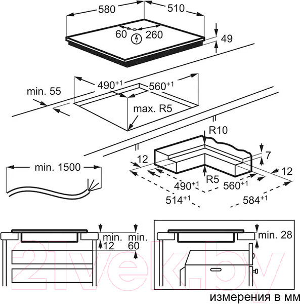 Изображение товара Индукционная варочная панель Electrolux KIV634I