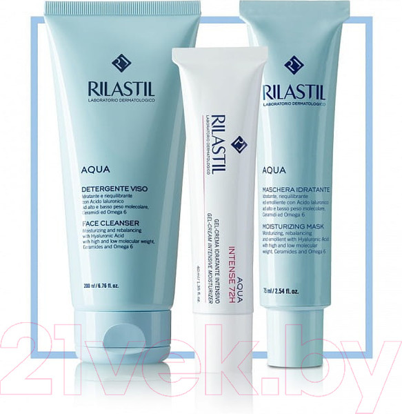 Изображение товара Крем для лица Rilastil Aqua Intense 72h Интенсивно увлажняющий (40мл)