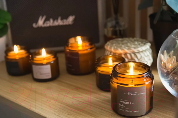 Изображение товара Свеча Stella Fragrance Spicy Amber (90г)