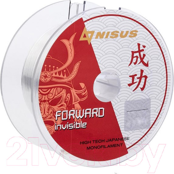 Изображение товара Леска монофильная Nisus Forward Invisible Nylon Transparent N-FI-060-300