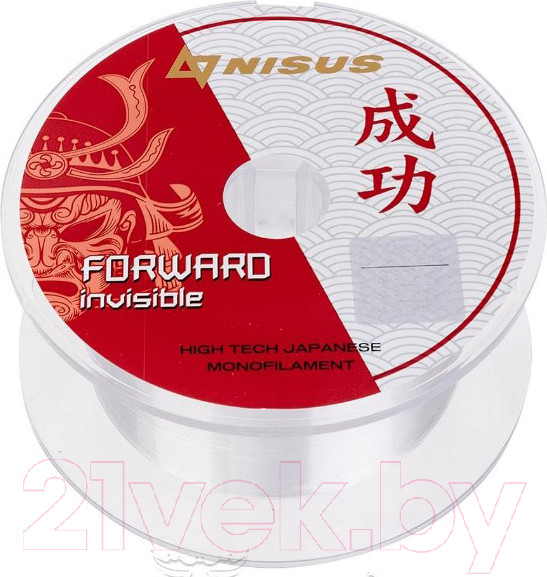 Изображение товара Леска монофильная Nisus Forward Invisible Nylon Transparent N-FI-060-300