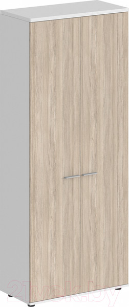 Изображение товара Шкаф Norden 80x40x195.5 / SG.824.WH.OL (белый/дуб светлый)