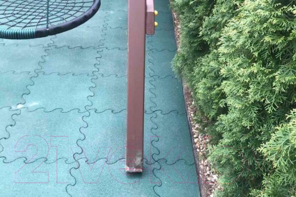 Изображение товара Резиновая плитка Rubtex Puzzle 500x500x20 (синий)