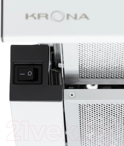 Изображение товара Вытяжка телескопическая Krona Kamilla 600 T / КА-00007311 (белый)