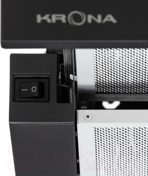 Изображение товара Вытяжка телескопическая Krona Kamilla 600 T / КА-00007308 (черный)