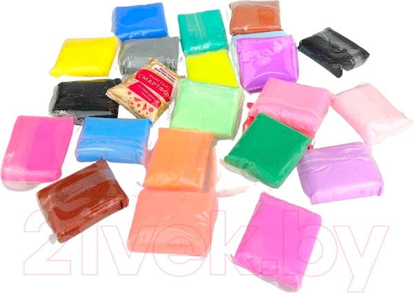 Изображение товара Пластилин легкий Kiki PL013 (24цв)
