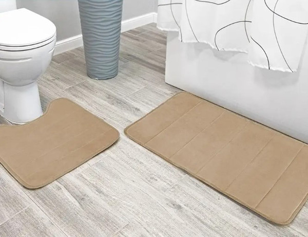 Изображение товара Коврик для ванной Вилина Велюр / 7172 (40x60, мокко)