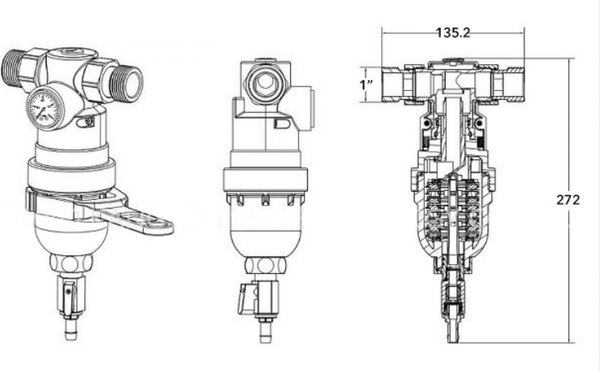 Изображение товара Магистральный фильтр AV Engineering Самоочищающийся / AVE115705KG