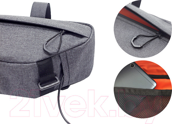 Изображение товара Сумка велосипедная Caanbag XL CAAN-TR-28DG (темно-серый)