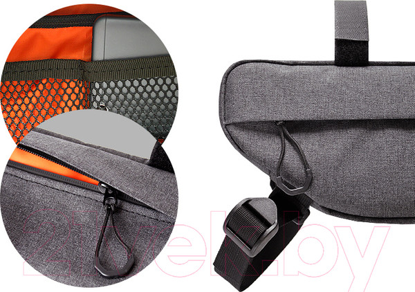 Изображение товара Сумка велосипедная Caanbag CAAN-TR-30DG (темно-серый)