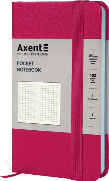 Изображение товара Записная книжка Axent Partner / 8301-50 (96л, малиновый)