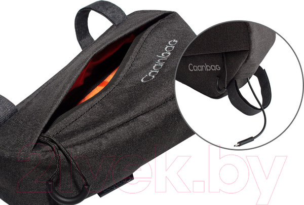 Изображение товара Сумка велосипедная Caanbag Стрела CAAN-TR-45BL (черный)