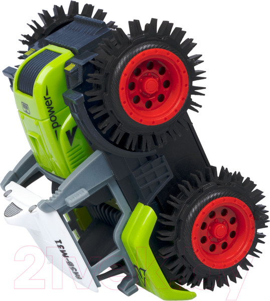 Изображение товара Трактор игрушечный Bondibon Перевертыш / ВВ5887 (зеленый)