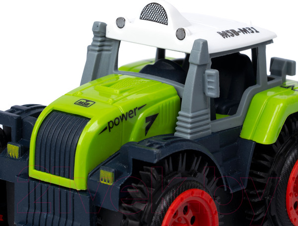 Изображение товара Трактор игрушечный Bondibon Перевертыш / ВВ5887 (зеленый)