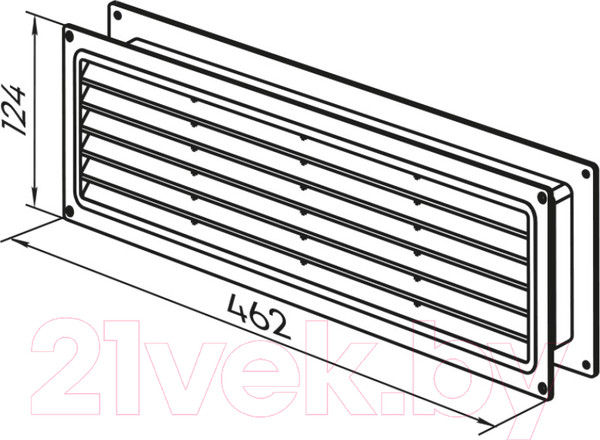 Изображение товара Решетка вентиляционная Zernberg Long 10226891