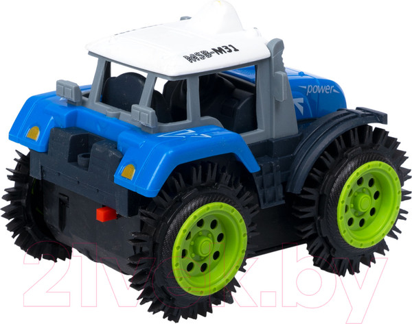 Изображение товара Трактор игрушечный Bondibon Перевертыш / ВВ5886 (синий)